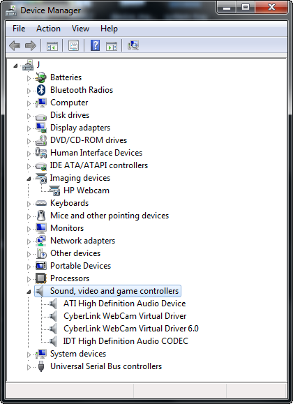 cyberlink youcam 7 webcam not detected